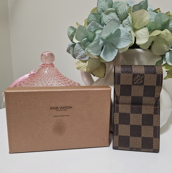 Louis Vuitton Damier Ebene Etui Cigarette/Lipstick Case With Box - Picture 6 of 13